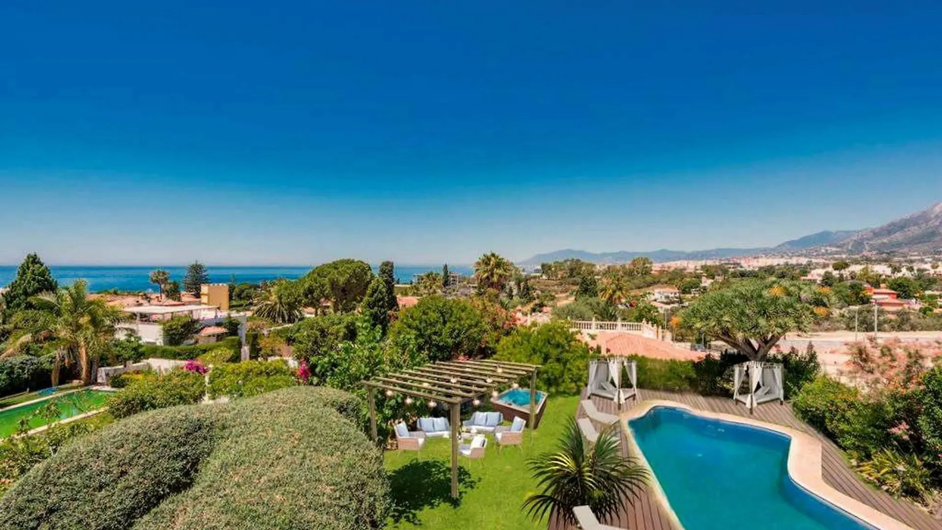 Apartment Villa With 6 Bedrooms In Marbella, With Wonderful Sea View, Private Pool, Fur...